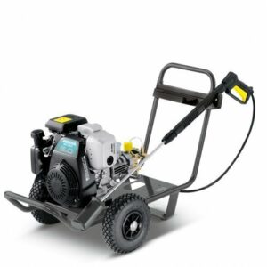 The Karcher HD 830, a powerful industrial petrol pressure washer is available to hire, buy new, used or refurbished jet wash. High pressure cleaners can be used for various applications including Vehicle cleaning, Equipment and machinery cleaning, Workshop cleaning, Service station cleaning, Facade cleaning, Swimming pool cleaning, Cleaning production systems, Cleaning in production processes, Cleaning of sports facilities. You can hire industrial pressure washers and hire commercial petrol jet wash or why not buy industrial pressure washers or buy new, used or refurbished commercial jet washes for sale.