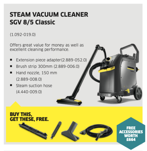 Bundle Deals - STEAM VACUUM CLEANER SGV 8/5 Classic