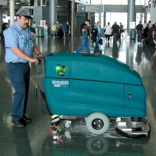 Tennant 5680 Pedestrian Scrubber Dryer Airport Cleaning Machine