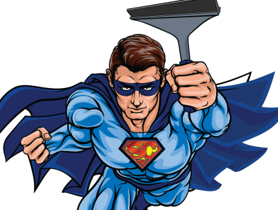 super hero clean